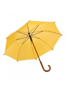 Sarı Ahşap Baston Şemsiye
